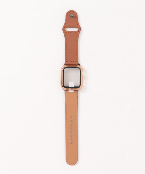 zandy(ズィーアンドワイ)の「zandy ズィーアンドワイ Apple Watch ケース&ベルトセット マットタイプ【メッキハードフルケース】 アップルウォッチカバー& レザーベルト① 本革 /// set6(デジタル腕時計・レディース・シルバーグレー/ブラック×ブラック/ゴールド×ブラウン/ゴールド×グレー/ホワイト×シルバー/ブラウン/ワインレッド/ベージュ系その他/レッド/シルバー×ブラック・S/M)」の17枚目の写真