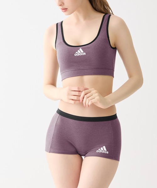 adidas/アディダス スポーツブラ センターロゴ 吸汗速乾（スポーツブラ