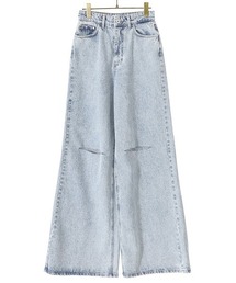 Rokh / ロク：KNEE CUTOUT DENIM PANTS：R1CA86[ANN]