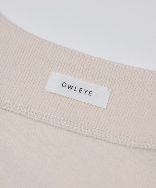 OWLEYE by domingo（アウルアイ バイドミンゴ）の「[ OWLEYE by domingo / アウルアイ ] 竹節編みコットン Vネックワンピース（ワンピース・レディース・チャコールグレー/アイボリー・FREE）」の14枚目の写真