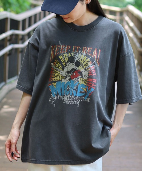 ヴィンテージ　ディズニー　セットアップ　タグ付き Size90】vintage ミッキー チェッカー柄 セットアップ