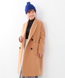 Ray BEAMS | Ray BEAMS / 4つボタン ビッグシルエット ダブルコート(その他アウター)