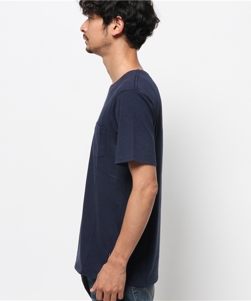 CIAOPANIC TYPY（チャオパニックティピー）の「【oblekt】オブレクトオーガニッククルーネック（Tシャツ/カットソー・メンズ・ホワイト/ネイビー/ブラック/オリーブ・MEDIUM/LARGE）」の9枚目の写真