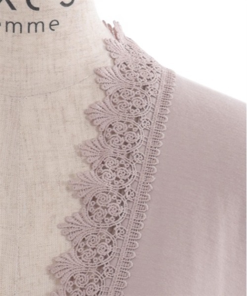 axes femme（アクシーズファム）の「バラ釦付ＵＶイレヘムポンチョ（ストール/ショール・レディース・ブラック/グレイッシュベージュ/キナリ・FREE）」の17枚目の写真