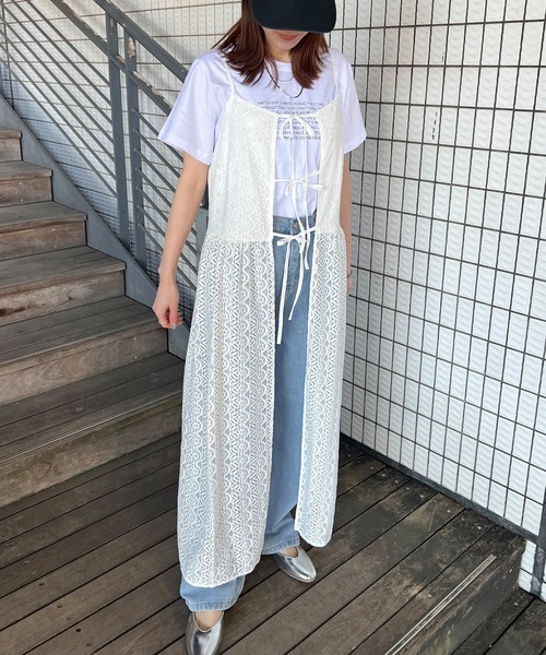 ISOOK（アイスー）の「【ISOOK / アイスー】レースキャミレイヤード