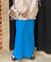 リブニットスカート