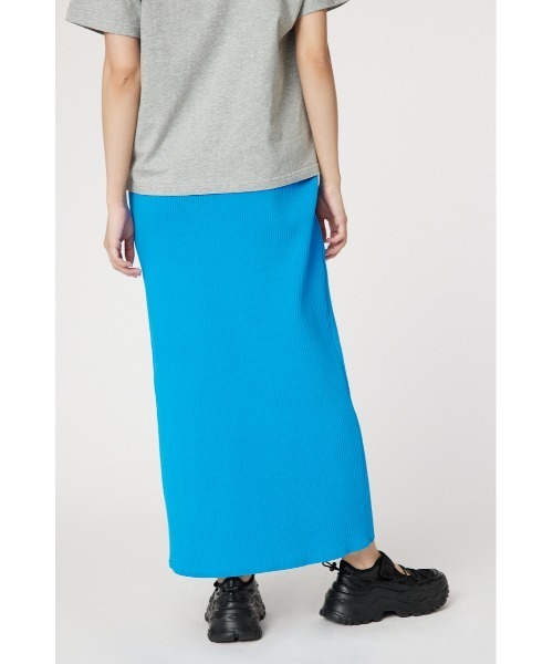 RODEO CROWNS WIDE BOWL（ロデオクラウンズワイドボウル）の「リブニットスカート（スカート・レディース・ブラック/オレンジ/ブルー・FREE）」の6枚目の写真