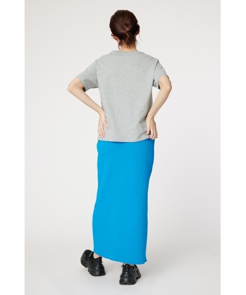 RODEO CROWNS WIDE BOWL（ロデオクラウンズワイドボウル）の「リブニットスカート（スカート・レディース・ブラック/オレンジ/ブルー・FREE）」の8枚目の写真