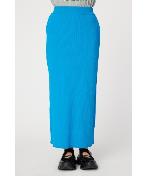 RODEO CROWNS WIDE BOWL（ロデオクラウンズワイドボウル）の「リブニットスカート（スカート・レディース・ブラック/オレンジ/ブルー・FREE）」の9枚目の写真