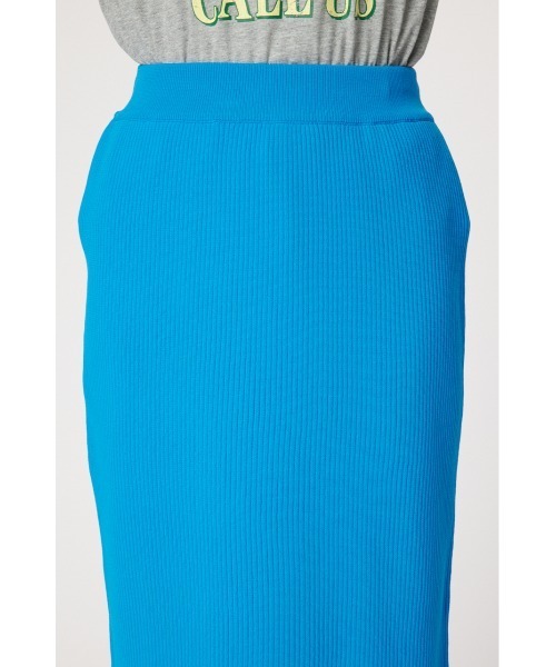 RODEO CROWNS WIDE BOWL（ロデオクラウンズワイドボウル）の「リブニットスカート（スカート・レディース・ブラック/オレンジ/ブルー・FREE）」の12枚目の写真