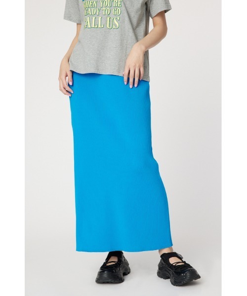 RODEO CROWNS WIDE BOWL（ロデオクラウンズワイドボウル）の「リブニットスカート（スカート・レディース・ブラック/オレンジ/ブルー・FREE）」の21枚目の写真