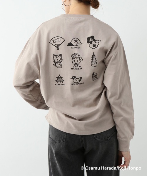 LEPSIM（レプシィム）の「【OSAMU GOODS×LEPSIM】ロングTシャツ　112274（Tシャツ/カットソー・レディース・グレー/チャコールグレー/ベージュ系その他/ホワイト/ホワイト系その他/ベージュ・FREE）」の5枚目の写真