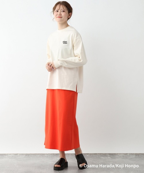 LEPSIM（レプシィム）の「【OSAMU GOODS×LEPSIM】ロングTシャツ　112274（Tシャツ/カットソー・レディース・グレー/チャコールグレー/ベージュ系その他/ホワイト/ホワイト系その他/ベージュ・FREE）」の10枚目の写真