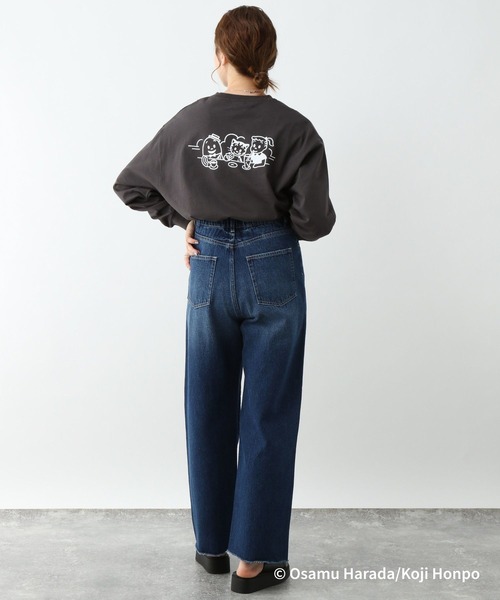 LEPSIM（レプシィム）の「【OSAMU GOODS×LEPSIM】ロングTシャツ　112274（Tシャツ/カットソー・レディース・グレー/チャコールグレー/ベージュ系その他/ホワイト/ホワイト系その他/ベージュ・FREE）」の12枚目の写真
