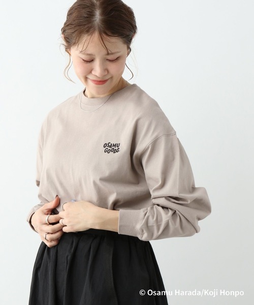 LEPSIM（レプシィム）の「【OSAMU GOODS×LEPSIM】ロングTシャツ　112274（Tシャツ/カットソー・レディース・グレー/チャコールグレー/ベージュ系その他/ホワイト/ホワイト系その他/ベージュ・FREE）」の14枚目の写真