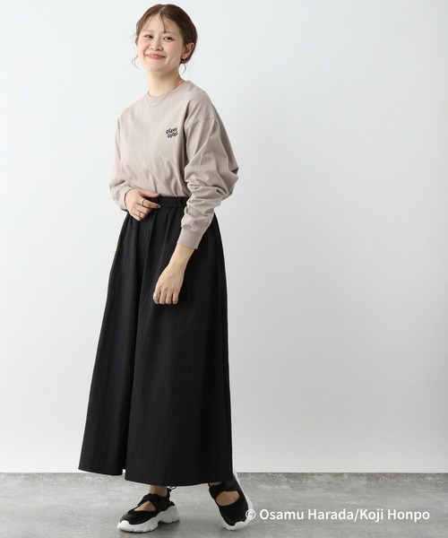 LEPSIM（レプシィム）の「【OSAMU GOODS×LEPSIM】ロングTシャツ　112274（Tシャツ/カットソー・レディース・グレー/チャコールグレー/ベージュ系その他/ホワイト/ホワイト系その他/ベージュ・FREE）」の16枚目の写真