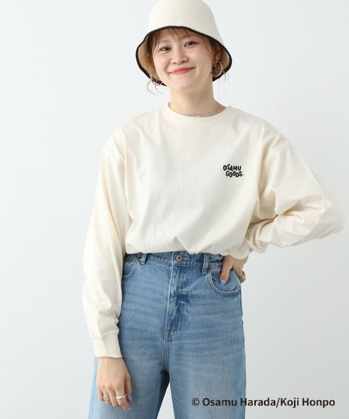 LEPSIM（レプシィム）の「【OSAMU GOODS×LEPSIM】ロングTシャツ　112274（Tシャツ/カットソー・レディース・グレー/チャコールグレー/ベージュ系その他/ホワイト/ホワイト系その他/ベージュ・FREE）」の17枚目の写真