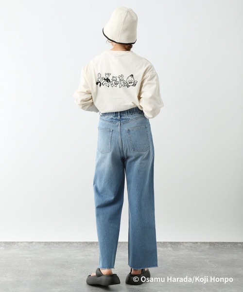 LEPSIM（レプシィム）の「【OSAMU GOODS×LEPSIM】ロングTシャツ　112274（Tシャツ/カットソー・レディース・グレー/チャコールグレー/ベージュ系その他/ホワイト/ホワイト系その他/ベージュ・FREE）」の18枚目の写真