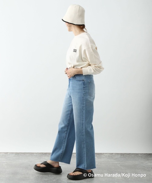 LEPSIM（レプシィム）の「【OSAMU GOODS×LEPSIM】ロングTシャツ　112274（Tシャツ/カットソー・レディース・グレー/チャコールグレー/ベージュ系その他/ホワイト/ホワイト系その他/ベージュ・FREE）」の19枚目の写真