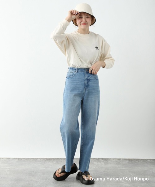 LEPSIM（レプシィム）の「【OSAMU GOODS×LEPSIM】ロングTシャツ　112274（Tシャツ/カットソー・レディース・グレー/チャコールグレー/ベージュ系その他/ホワイト/ホワイト系その他/ベージュ・FREE）」の20枚目の写真