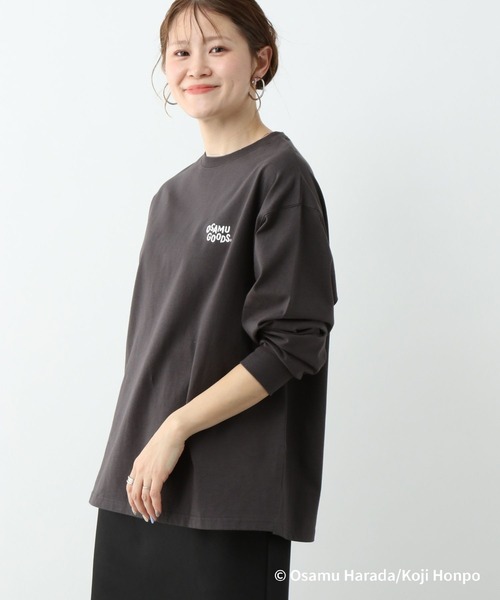 LEPSIM（レプシィム）の「【OSAMU GOODS×LEPSIM】ロングTシャツ　112274（Tシャツ/カットソー・レディース・グレー/チャコールグレー/ベージュ系その他/ホワイト/ホワイト系その他/ベージュ・FREE）」の21枚目の写真