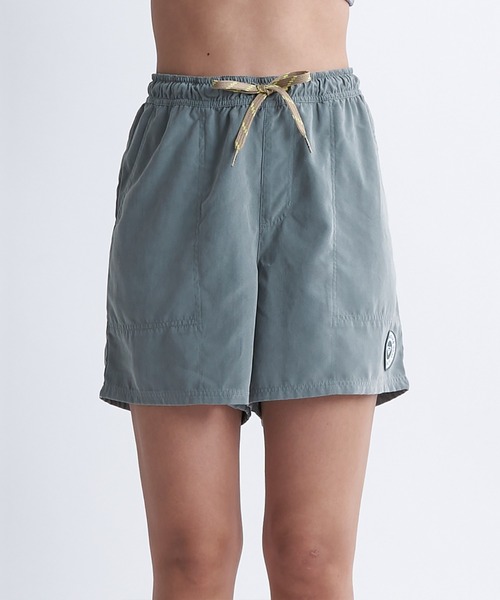 ROXY（ロキシー）の「BITTER SWEET SHORTS/ロキシーウエストゴムサーフトランクス (水着）（水着・レディース・カーキ/ブラウン/ブルー/ブラック・SMALL/MEDIUM/LARGE）」の7枚目の写真