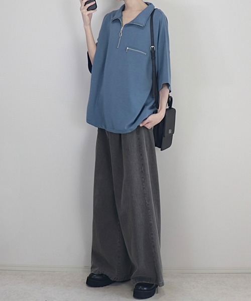 【新品未使用】J_OxFUMIE=TANAKA ハーフプリントシャツ2024SS セール】 プリントTシャツ （Tシャツ）｜49AV.junko shimada
