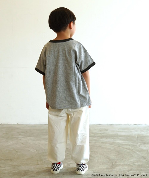 The Beatles(ザビートルズ)の「【The Beatles】別注Tシャツ(80~150cm)(Tシャツ/カットソー・キッズ・オフホワイト/杢グレー/チャコール・80/90/100/110/120/130/140/150)」の7枚目の写真