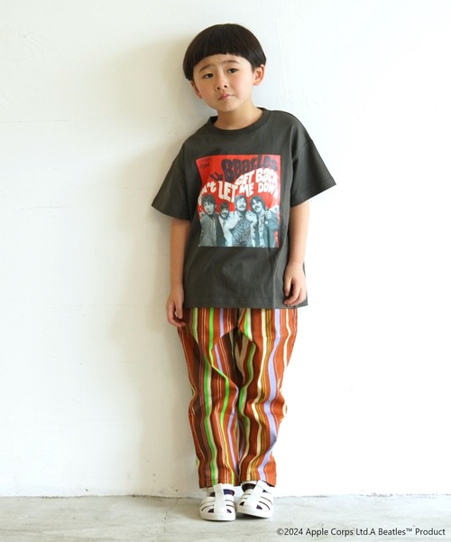 The Beatles(ザビートルズ)の「【The Beatles】別注Tシャツ(80~150cm)(Tシャツ/カットソー・キッズ・オフホワイト/杢グレー/チャコール・80/90/100/110/120/130/140/150)」の10枚目の写真