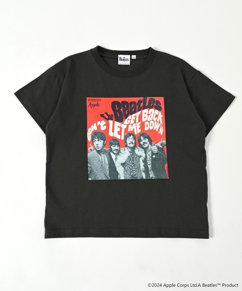 The Beatles(ザビートルズ)の「【The Beatles】別注Tシャツ(80~150cm)(Tシャツ/カットソー・キッズ・オフホワイト/杢グレー/チャコール・80/90/100/110/120/130/140/150)」の8枚目の写真
