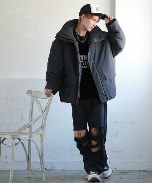 improves(インプローブス)の「メッシュキャップ(キャップ・メンズ・ブラック×ホワイト/ブラック×ブラック/カーキ/ブラック/ホワイト/グレー/レッド/オレンジ/ブラック系/ブラック系1/ブラック系2/グリーン・FREE)」の22枚目の写真