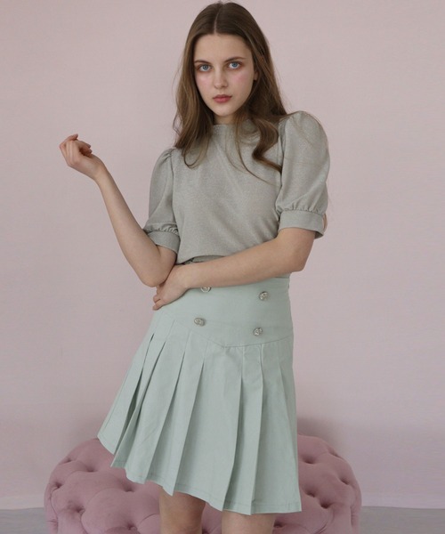 KATIE ケイティ cafe chic ハイウエスト スカート アンゴラ KATIE ケイティ cafe chic ハイウエスト スカート アンゴラ