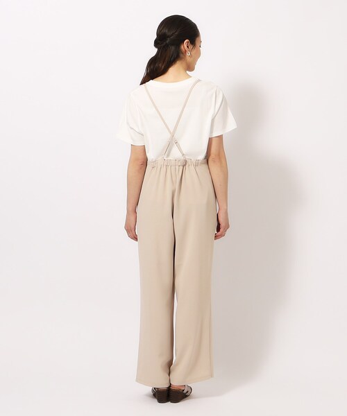 SHOO・LA・RUE（シューラルー）の「◆ツイルサロペット（サロペット/オーバーオール・レディース・ベージュ/ブラック・02/03/04）」の13枚目の写真