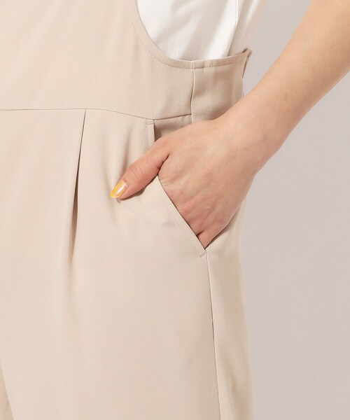 SHOO・LA・RUE（シューラルー）の「◆ツイルサロペット（サロペット/オーバーオール・レディース・ベージュ/ブラック・02/03/04）」の15枚目の写真