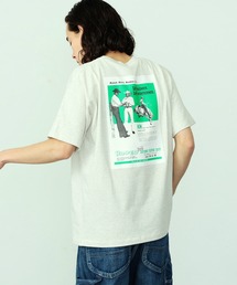 Lee/リー バックプリント オールドアド ネオン ショートスリーブTシャツ