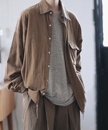 ストライプ長袖シャツ(NEZ)