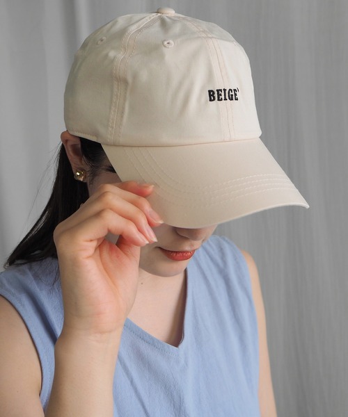 minia（ミニア）の「what color キャップ（キャップ・レディース・ホワイト/ブラック/ベージュ/ピンク/グリーン・FREE）」の3枚目の写真