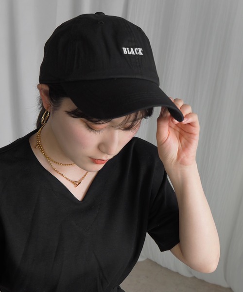 minia（ミニア）の「what color キャップ（キャップ・レディース・ホワイト/ブラック/ベージュ/ピンク/グリーン・FREE）」の15枚目の写真