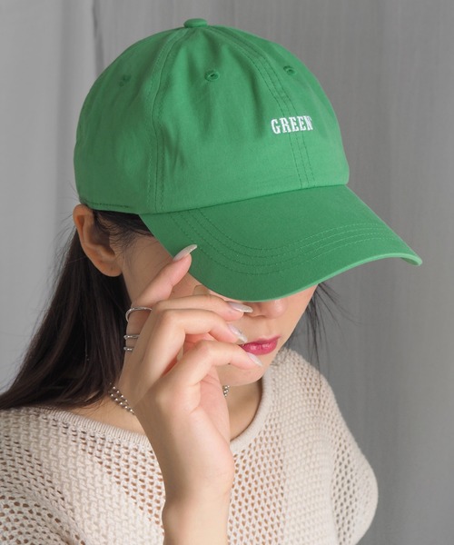 minia（ミニア）の「what color キャップ（キャップ・レディース・ホワイト/ブラック/ベージュ/ピンク/グリーン・FREE）」の18枚目の写真