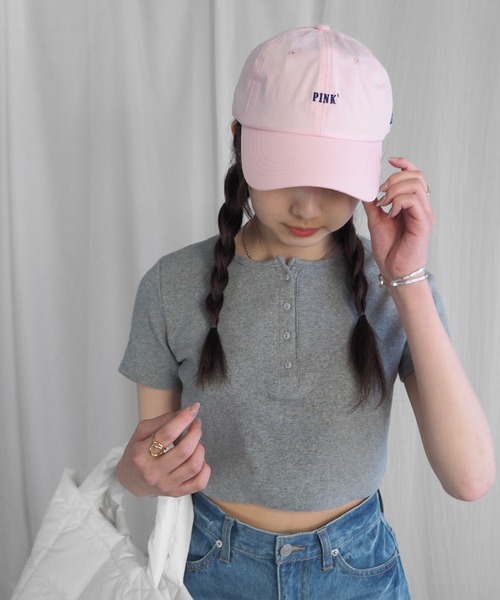 minia（ミニア）の「what color キャップ（キャップ・レディース・ホワイト/ブラック/ベージュ/ピンク/グリーン・FREE）」の20枚目の写真