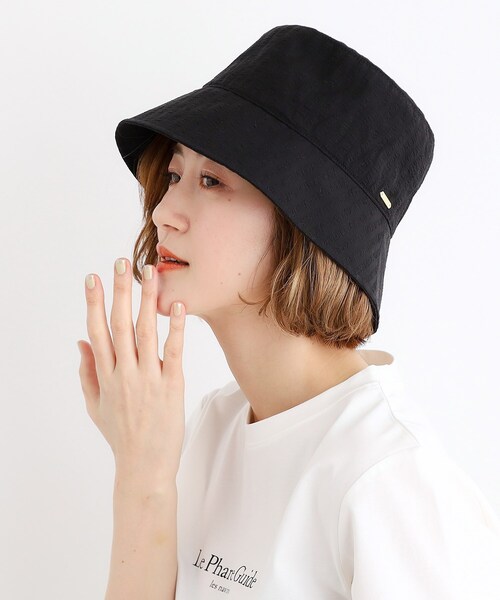 grove（グローブ）の「◆メタルプレートポコポコハット（ハット・レディース・オフホワイト/ブラック・00）」の9枚目の写真