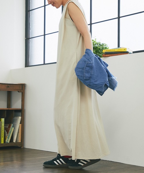 un dix cors(アンディコール)の「2WAY肩タックノースリワンピース(ワンピース・レディース・ブラック/ライトベージュ・FREE)」の16枚目の写真