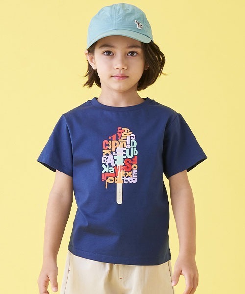 【新品タグ付】Paul Smith JUNIOR アイスロゴ半袖Tシャツ 140 Paul Smith JUNIOR（ポールスミスジュニア）の「アイスロゴ半袖T