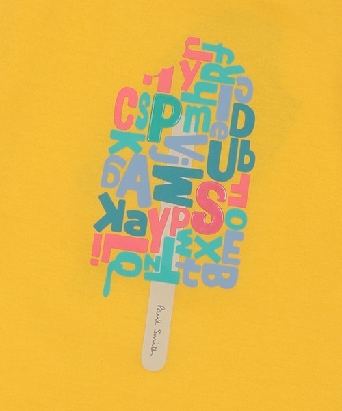 【新品タグ付】Paul Smith JUNIOR アイスロゴ半袖Tシャツ 140 Paul Smith JUNIOR（ポールスミスジュニア）の「アイスロゴ半袖T