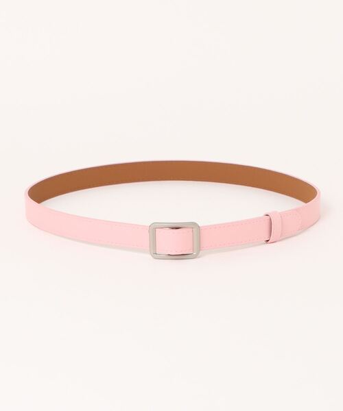 PARKS TOKYO SELECT(パークストウキョウセレクト)の「ノンホール スクエアバックルベルト(ベルト・レディース・レッド/モカ/キャメル/ピンク/ブラック・FREE)」の14枚目の写真