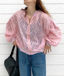 シアージャガードリブブルゾン