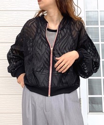 Q | シアージャガードリブブルゾン(ブルゾン)