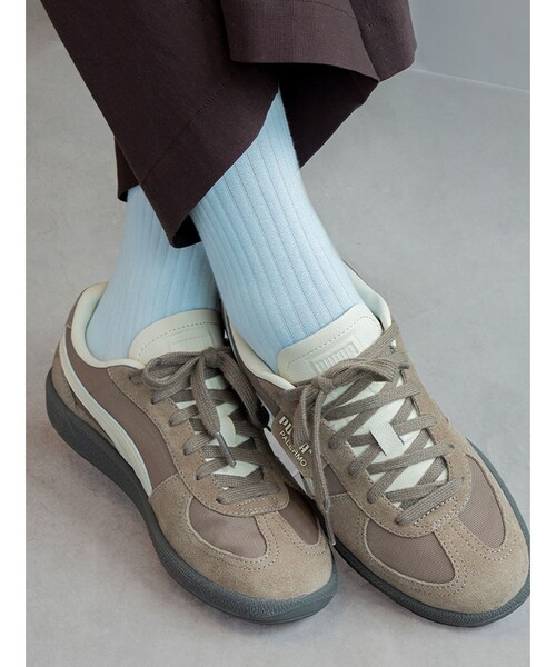 green label relaxing(グリーンレーベルリラクシング)の「<MAEE>コンプレッションソックス(コットンリブ)/ 着圧ソックス / 靴下(ソックス/靴下・レディース・グレー/ブラウン/ワインレッド/ブラック/ライトグレー/ホワイト/レッド/マスタード/ダークグレー/ライトブルー/モカ/ピンク/ライラック/ライトピンク/コバルトブルー・FREE)」の18枚目の写真
