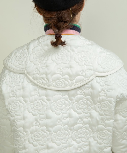 ジャケット・アウター Dot and Stripes CHILD WOMAN Dot＆Stripes CHILD WOMAN コート アウター サテンキルティング