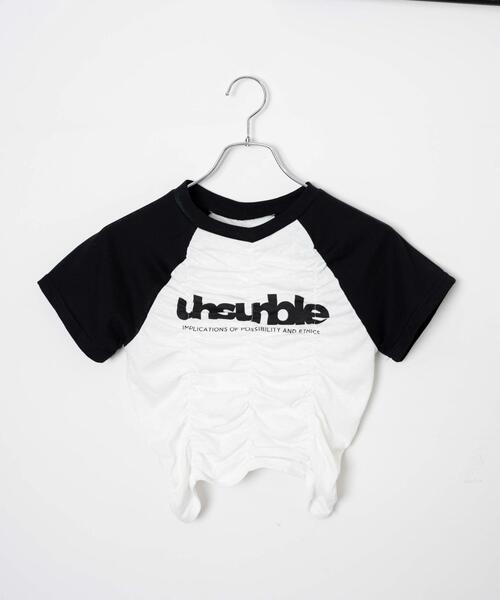 WEGO（ウィゴー）の「WEGO/シャーリングラグラントップス（Tシャツ/カットソー・レディース・ホワイト/ワイン・FREE）」の9枚目の写真